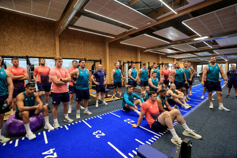 L’équipe d’Irlande de Rugby dans le pôle rugby que nous avons réalisé à Tours !